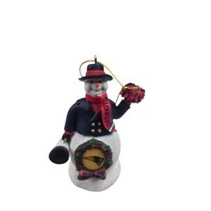 Vintage New England Patriots Snowman Ornament Limited Edition The Memory Company